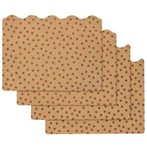 IKEA イケア SOLABBORRE ソーラッボレランチョンマット, コルク/水玉模様, 42x32 cm 005.525.86ikea イケア 北欧雑貨 北欧 食卓 ダイニング カウンター ディナー ランチ ランチョンマット