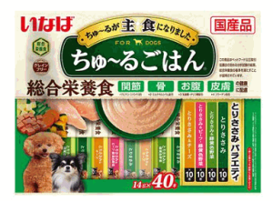ちゅーるごはん とりささみバラエティ 14g×40本【ドッグフード】【ペットおやつ】犬用 ペット用品 犬猫用品 おやつ フード 犬用フード