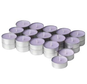 IKEA JAMNMOD イェムンモード アロマティーライトキャンドル, スイートピー/パープル, 3.5 時間705.024.75