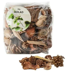 IKEA ADLAD アドラド 香り付きポプリ, 北欧の森林/ホワイト, 90 g505.027.54