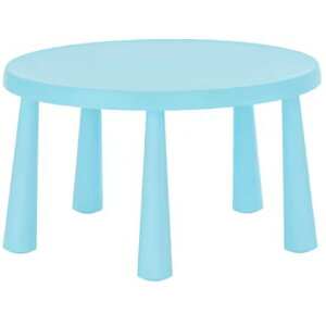 IKEA MAMMUT マンムット子ども用テーブル, 室内/屋外用/ライトブルー, 85 cm 805.819.95