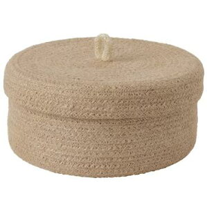 IKEA イケアLJUNGAN ユンガンバスケット ふた付き, 20x10 cm905.672.96IKEA 北欧 ikea 雑貨 家具 かご バスケット 収納 小物収納 ランドリー