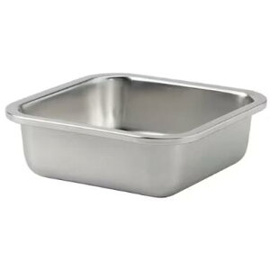 IKEA イケア IKEA 365+保存容器, 正方形/ステンレススチール, 600 ml905.803.25