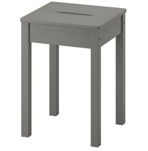 【NEW】IKEA イケアHAUGA ハウガスツール, グレー605.821.56