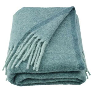 【NEW】IKEA イケアKLIPPOXEL クリッポクセルブランケット, グレーターコイズ, 130x170 cm805.846.30