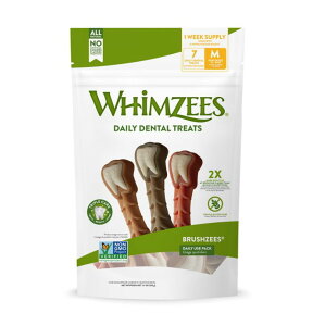 ウィムズィーズ ブラッシーズ M (体重12‐18kg)7本入り8060199犬用 ペット フード オーラルヘルスケア