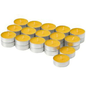 IKEA SVARTOXBAR スヴァルトクスベール アロマティーライトキャンドル, ミモザ/イエロー, 3.5 時間405.826.90