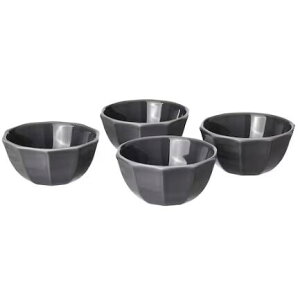 IKEA イケア STRIMMIG ストリミグボウル, せっ器 グレー, 15 cm305.056.35