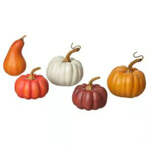 IKEA イケア HOSTAGILLE ホスタジレデコレーション カボチャ5個セット, ミックスカラー006.003.56