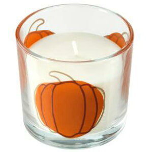 IKEA イケア HOSTAGILLE ホスタジレアロマキャンドル グラス入り, スパイスパンプキン クリアガラス/オレンジ, 20 時間005.975.61