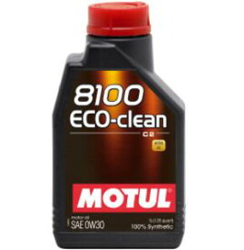 MOTUL 8100 ECO-clean 0W30 1L モチュール 8100 エコクリーン 0W30 1L 【メール便不可】車 ガソリン ディーゼルエンジン エコ オイル