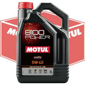 MOTUL `[ 8100 POWER 5W40 SN PLUS 5L 112005`[ 8100 p[ 5L GWIC  IC X|[cJ[AXyVeBJ[A~joASUV 112005