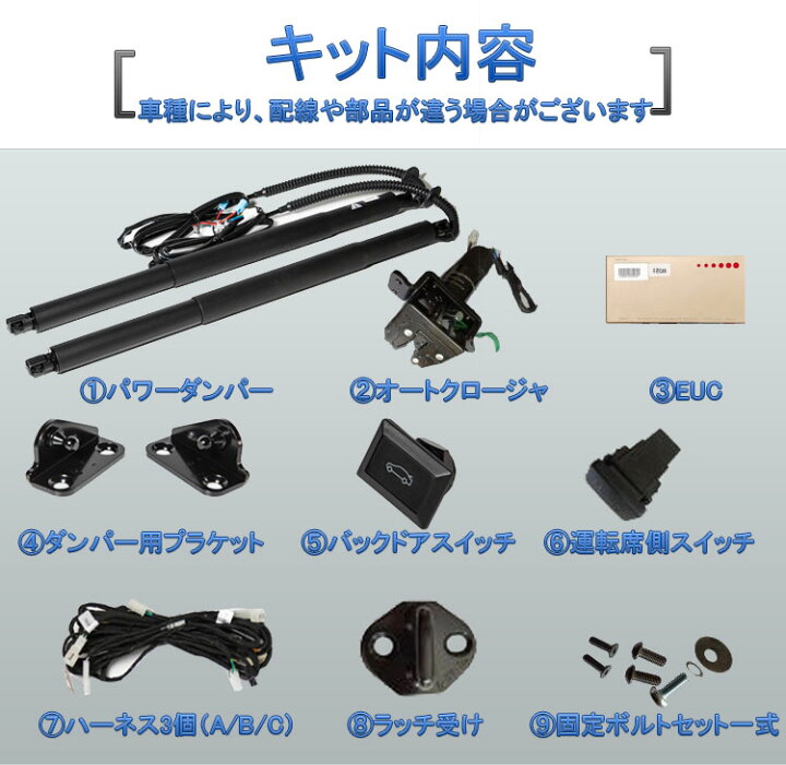 楽天市場】電動パワーバックドア キット 日産 PATROL（パトロール 