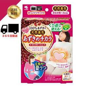 【10/24マラソン限定最大15%オフクーポン】小林製薬 送料無料 あずきのチカラ おなか用【4901548604032】あずきで作られた蒸気、温熱ピロー
