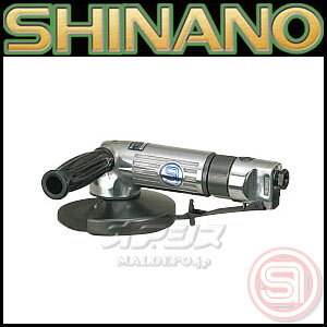 エアーディスクグラインダー φ125×22mm 10000rpm 中研削用 SI-2505L 信濃機販