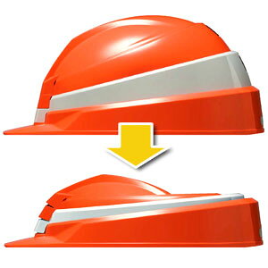 �h�Зp�܂��݃w�����b�g IZANO MET (�I�����W/��) ���ƌ���i AA13-O/W KP