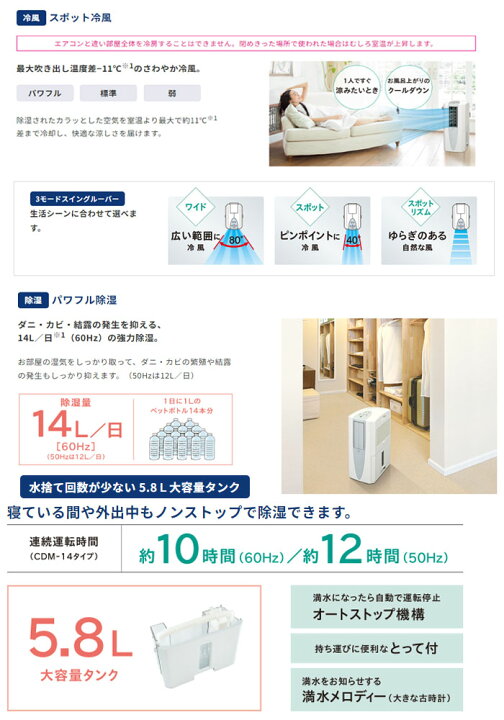 楽天市場】冷風・衣類乾燥除湿機 CDM-1024-AS CORONA（コロナ） スカイ 
