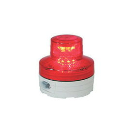 電池式LED回転灯ニコUFO 夜間自動点灯タイプ 赤 NU-BR 日動工業