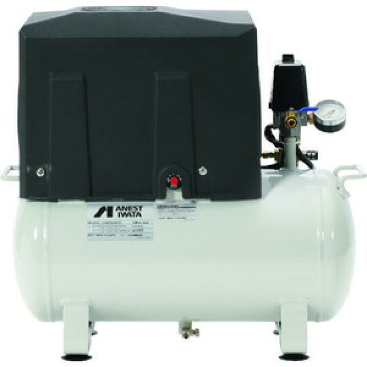 楽天市場】オイルフリーコンプレッサ 0.4KW 単相100V TWP04-8C 
