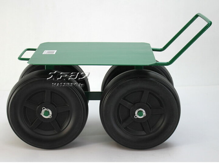楽天市場 スチールハウスカー4輪 腰掛作業車 腰掛台車 ちびころ シンセイ 緑 オアシスプラス