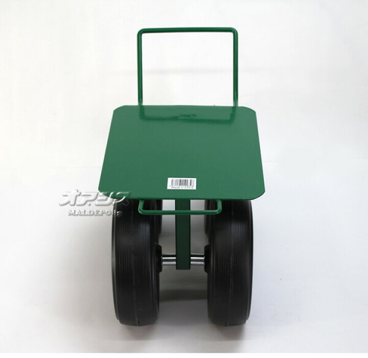 楽天市場 スチールハウスカー4輪 腰掛作業車 腰掛台車 ちびころ シンセイ 緑 オアシスプラス