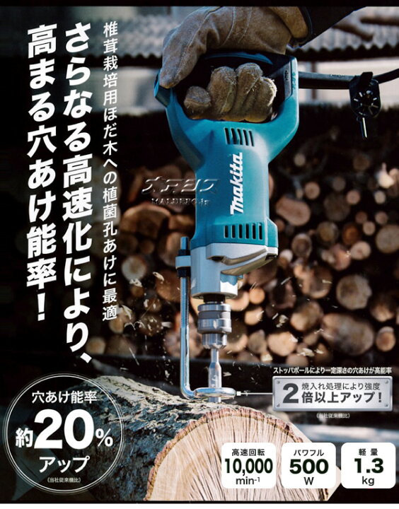 楽天市場】椎茸栽培用ドリル(椎茸ドリル) DD2020 マキタ(makita 