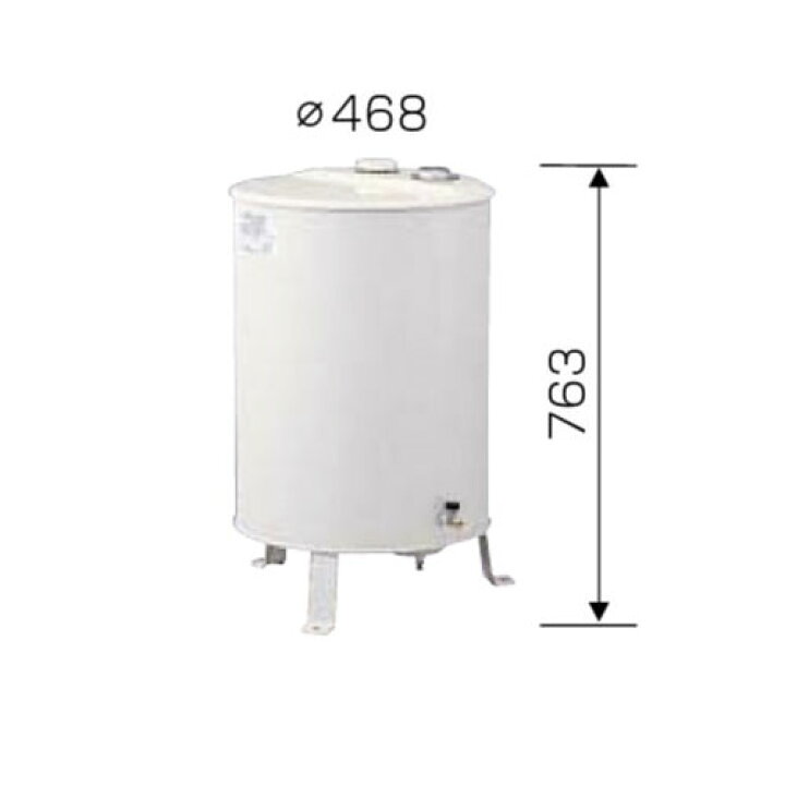 楽天市場】オイルタンク(灯油タンク) 85L 丸型 OT-98 長府製作所  