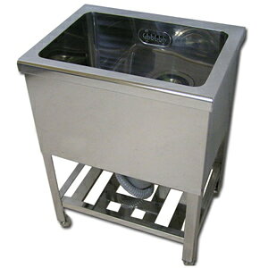 トリミング用ドッグバス ステンレス製 W600×D450×H900深350 株式会社ワンコライフ 【受注生産品・個人宅配送不可】