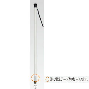 盲人用白杖 木製 (丸) ガットリハビリィ