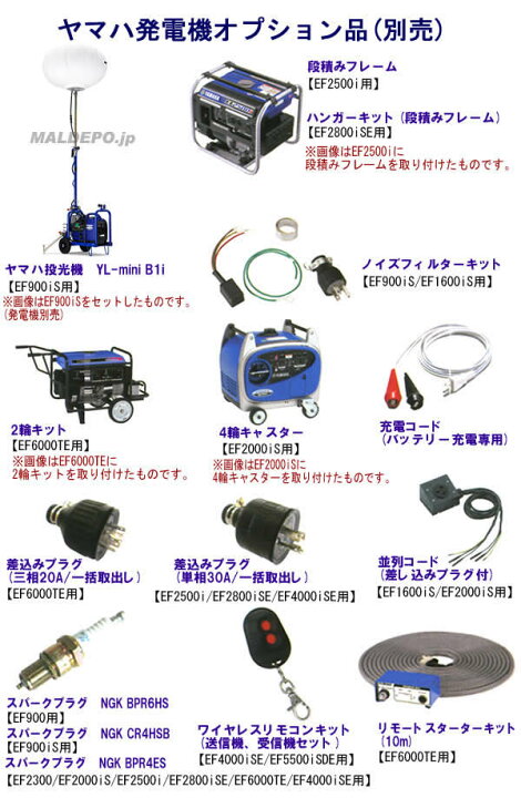 楽天市場】2.8kVA 防音型 インバーター発電機 EF2800iSE ヤマハ 