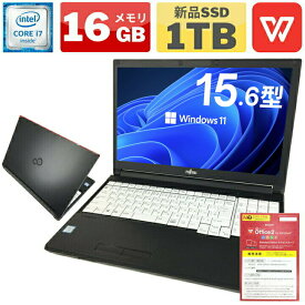 中古パソコン 中古ノートパソコン Windows11 FUJITSU LIFEBOOK A746 第六世代 Corei7 Office付 新品SSD SDカード 無線LAN Wifi対応 最新OS 中古品【送料無料】