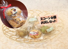 超ポイントバック祭 スコーン 初回購入限定 お試し 小麦粉とバターが香るザクザクスコーン6個袋入り