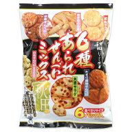 【秋田いなふく米菓】6種あられせんべいミックス 215g ［食べきりサイズ6パック入］秋田 あきた アキタ …