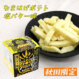 【秋田限定】なまはげポテトスティック［塩バター味］90g（45g×2袋）秋田 あきた アキタ ポテト お菓子 菓子 おやつ つまみ おつまみ スナック 男鹿半島 男鹿半島の塩 塩 男鹿 お土産 みやげ おみやげ ご当地 限定