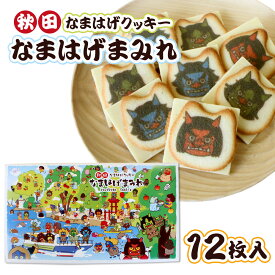 秋田 なまはげクッキー なまはげまみれ［12枚入］ホワイトチョコクッキー 秋田 あきた アキタ クッキー チョコクッキー お菓子 菓子 洋菓子 焼菓子 お土産 おみやげ ご当地 限定 銘菓 名物