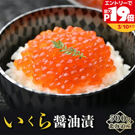 【SS限定最大P19倍】北海道産 笹谷商店 プッチっと柔らかな上質いくら いくら醤油漬 500g 約5〜6人前 北海道産 誕生日 贈り物 国産 グルメ プレゼント 誕生日プレゼント 食べ物 海鮮 ギフト 小浜海産物