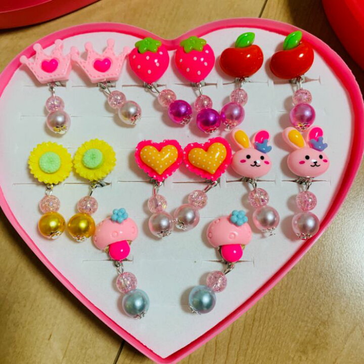楽天市場】送料無料 キッズ アクセサリー イヤリング 子供イアリング セット クリップ式 プレゼント かわいい 女の子 耳クリップ 子供 装飾 誕生日 プレゼント ギフト ロールプレイ お祭り パーティー おしゃれ 7組 1週間 発表会 ドレス : 美麗屋オシャレハウス