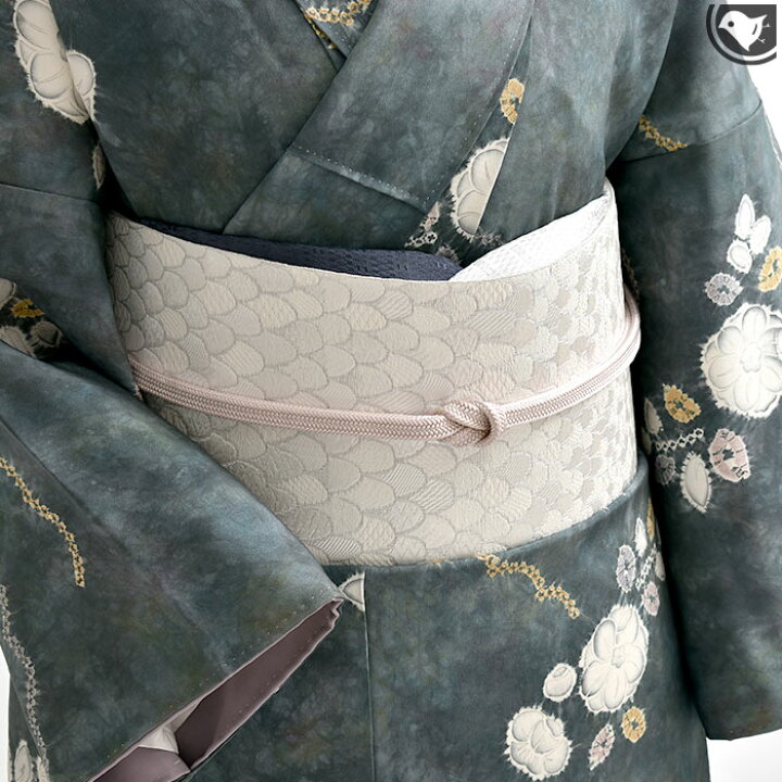 楽天市場】博多帯 名門 西村織物 謹製 無垢 荒磯 九寸 名古屋帯 白【帯  