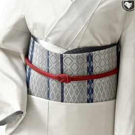 芭蕉糸 西陣花織 老舗 佐々木染織 謹製 八寸 名古屋帯 正絹 日本製 お仕立て代込！送料・代引き無料！[商品番号：21512]