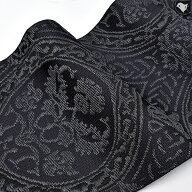 【帯10%offクーポン♪】半幅帯(オールシーズン帯)(お仕立て上がり)博多織 “ダマスク文様” 名門 黒木織…