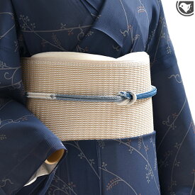 博多帯 名門 西村織物 謹製 伝統工芸士 松尾信好 作 “捩り織”オールシーズン帯 “浮遊” 八寸 名古屋帯 正絹 日本製【帯専門店おびや】お仕立て代込！送料・代引き無料！[商品番号：21689]