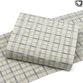 首里花織 沖縄県工芸士 上間ゆかり 作 手織り 九寸 名古屋帯 正絹 日本製【帯専門店おびや】お仕立て付！送料・代引き無料！[商品番号：21720]