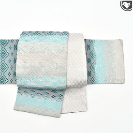 半幅帯 米沢紬 山形県 近賢織物 謹製 “浮華” 日本製【帯専門店おびや】お仕立て代込！送料 代引き無料！[商品番号：21737]