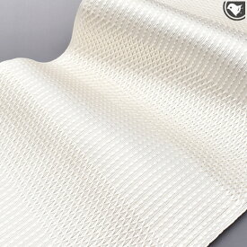 博多帯 名門 西村織物 謹製 “網捩り段” 伝統工芸士 作 “捩り織” 八寸 名古屋帯 正絹 日本製【帯専門店おびや】お仕立て代込！送料・代引き無料！[商品番号：21785]