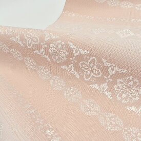 西陣織 石原 謹製 段色割付文 八寸 名古屋帯 正絹 日本製 【帯専門店おびや】お仕立て代込！送料・代引き無料！[商品番号：21742]