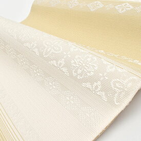 西陣織 石原 謹製 段色割付文 八寸 名古屋帯 正絹 日本製 【帯専門店おびや】お仕立て代込！送料・代引き無料！[商品番号：21743]