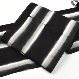 板締め 有松絞り 上州 桐生織 泉織物 九寸 名古屋帯 日本製【帯専門店おびや】お仕立て代込！送料 代引き無料！[商品番号：21917]