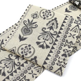 米沢紬 名門 近賢織物 千姫シリーズ 八寸 名古屋帯 絹和紙 日本製【帯専門店おびや】お仕立て代込！送料・代引き無料！[商品番号：21989]