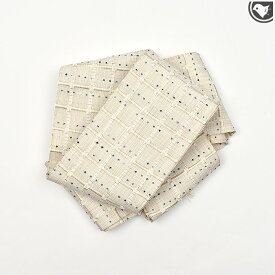 半幅帯 米沢紬 山形県 近賢織物 謹製 吉野格子 日本製【帯専門店おびや】お仕立て代込！送料 代引き無料！[商品番号：22083]