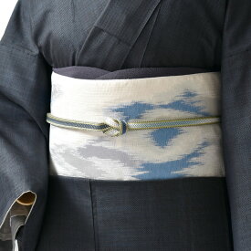 西陣織 名門 沢本織物 謹製 変わり太子間道 (オリジナル帯) 九寸 名古屋帯 正絹 日本製 【帯専門店おびや】お仕立て代込！送料・代引き無料！[商品番号：22185]